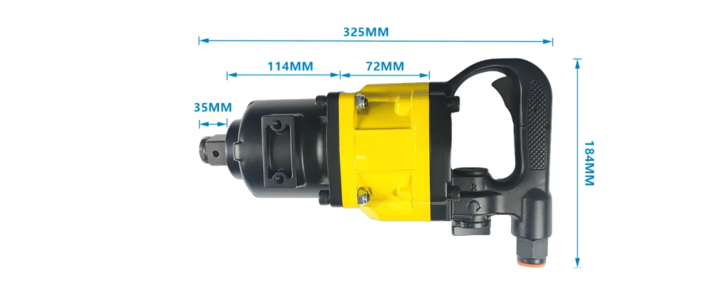 1 Inch Industrial Grade Impact Wrench Factory Sale 1&quot; Air Impact Wrench Tools Set Air Tool Kit